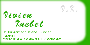 vivien knebel business card